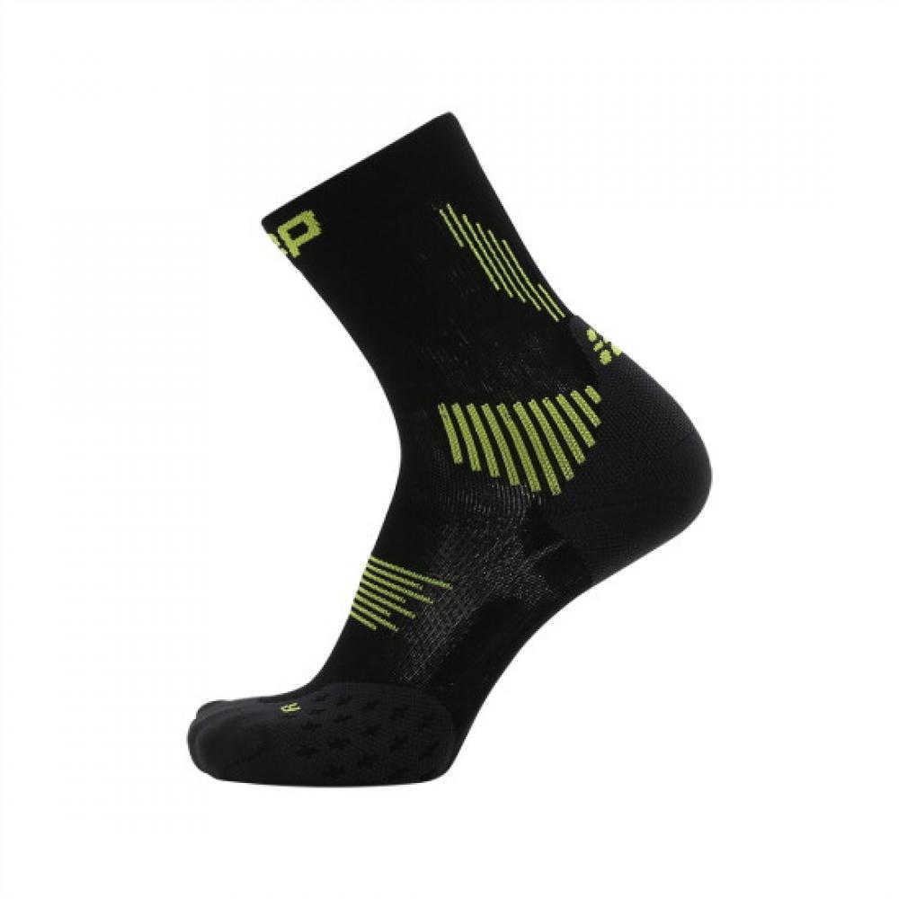 Cep Core Run Mid Cut Socks 5.0 Black Lime Wp9clr Black Lime
