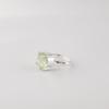 Green Amethyst Gemstone 925 Sterling Silver Jewelry Designer Pretty Ring Gift For Mother RR-72-12