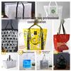 Custom Woven Tote Bag with Film Coating - Large Capacity for Shopping & Advertising