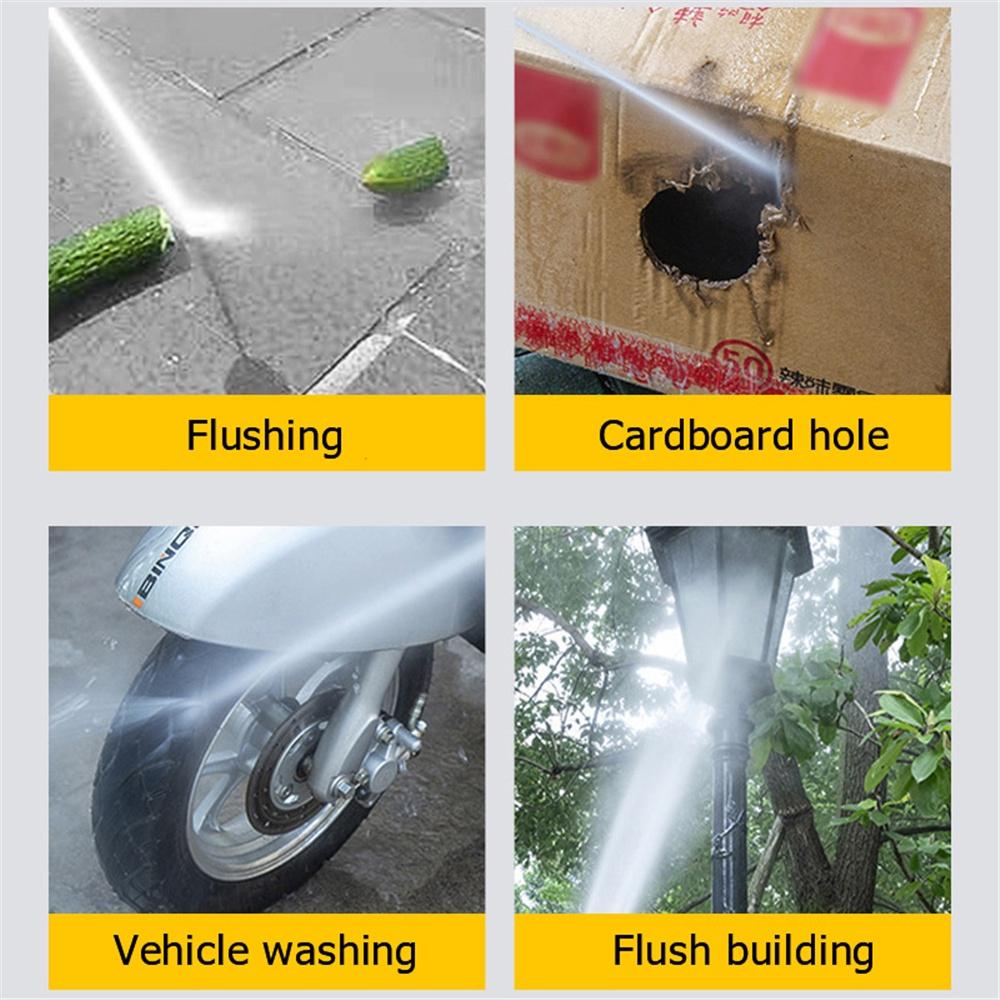 98VF Cordless Car Washer Spray Water Gun Car Wash Cleaning Machine for Makita 18V High Pressure with 1200mAh Battery