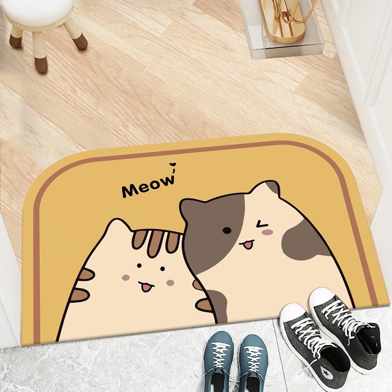 

Впитывающие противоскользящие коврики для ванной и входа в дом 40x60 cm Irregular