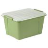 Transparent Plastic Storage Box Organizer (2-Pack)