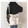 Spring New Ladies Shopping Bag Simple Fashion Handbag 2026 Nylon Waterproof Solid Color Messenger Large Capacity Shoulder Bag