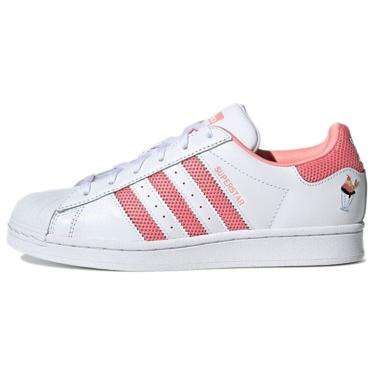 

Adidas Оригинальные кроссовки Superstar, прочные низкие кеды для скейтбординга, женские кроссовки, розовые, белые H03895 36⅔