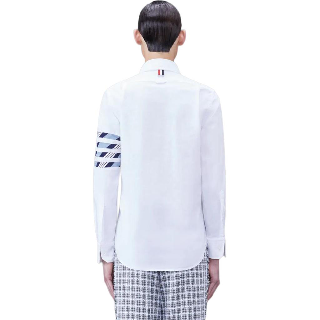THOM BROWNE 4 Bar Striped Buttoned Shirt MWL374C-F0572-460