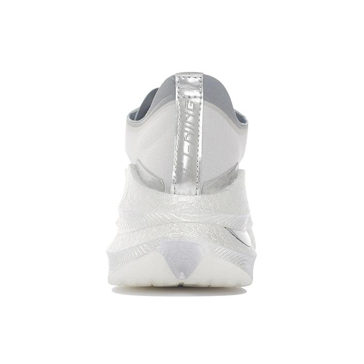 Li Ning Shadow 1.0 Stable Cushioning Slip Resistant Abrasion Resistant Breathable Low Top Running Shoes Women's Silver ARRS002-7