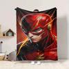 1pc Flash superhero Blanket Lightweight Flannel Throw For Sofa, Bed, Travel, Livingroom, Office, Couch, Chair, And Bed