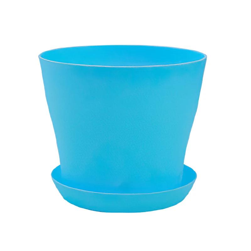 Flower Pot Round Planters Candy Color Succulents Plant Pot Office Desktop Balcony Home Garden Decoration Outdoor Potted 5 Sizes