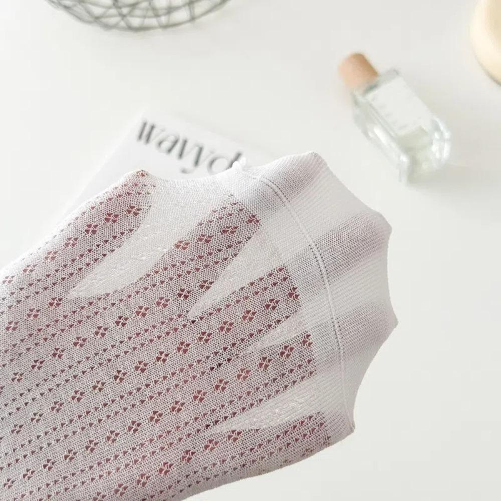 Hollow Out Summer Socks Breathable Roll Edge Socks Comfortable Loose Socks  Women