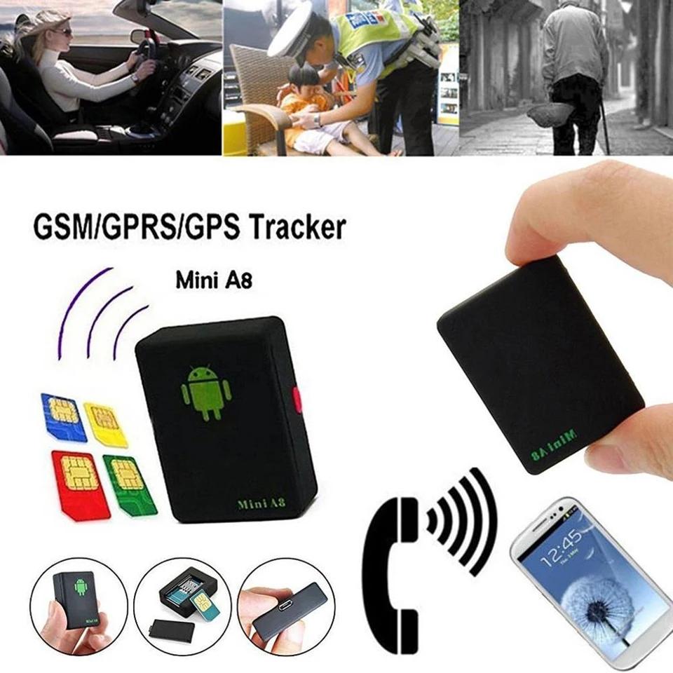 A8 Mini GPS Tracker Car Real Time Tracking Anti-Lost Key Wallet Tracking Finder Device GSM GPRS Online Free Website APP Accessor