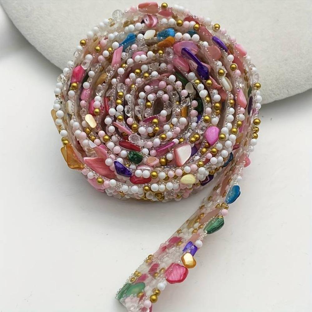 

Cuttable Self-Adhesive Rhinestone Strip Colored Resin Hot Fix Rhinestone Tape Shoes Decoration 35.83 in