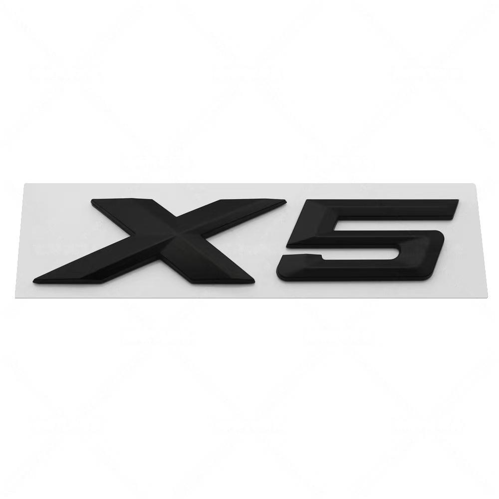 3D ABS GT X1~X7 Letter Badge Sticker Rear Trunk emblem Decal High-Quality Automotive Exterior Accessories
