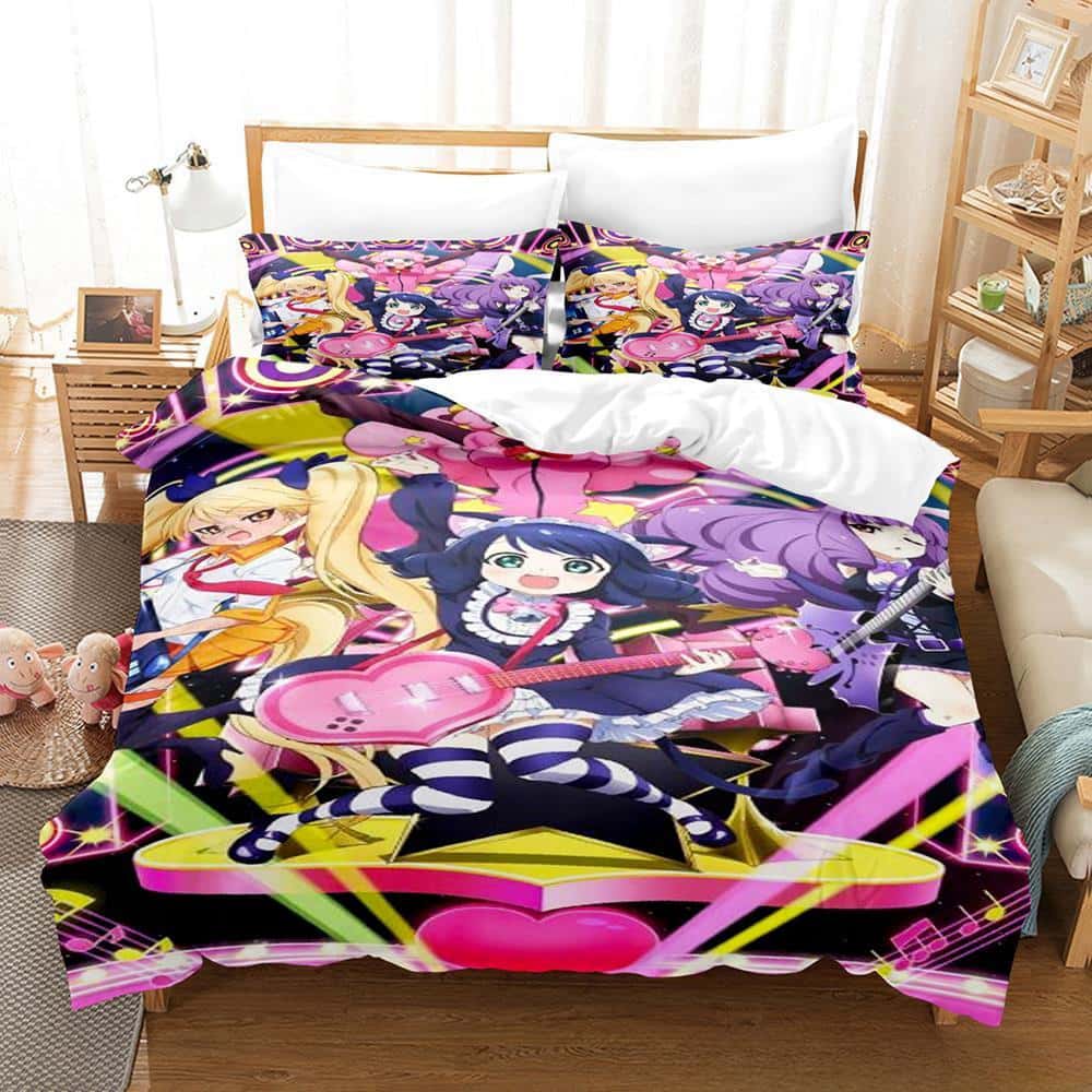 Fashion 3d Print Game Show By Rock! Bedding Set Cartoon Anime Three-piece Set Adult Kid Bedroom Duvet Cover Sets Home Textiles
