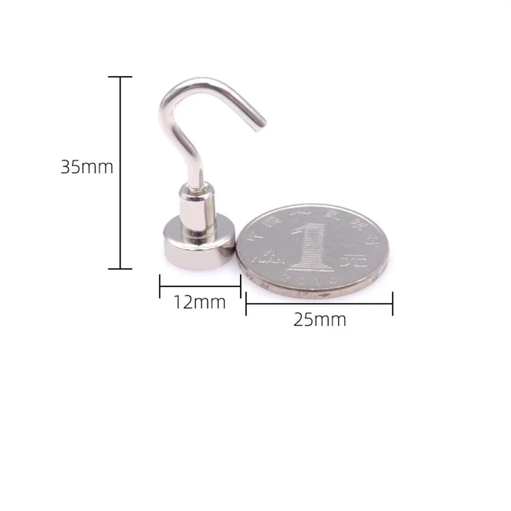 

N38 E12 E16 E20 E32 E42 Магнітний гачок NdFeB Магніт Гачок з сильною присоскою Металевий магнітний гачок Сильна потужність Відкривний магніт На замовлення 1PC