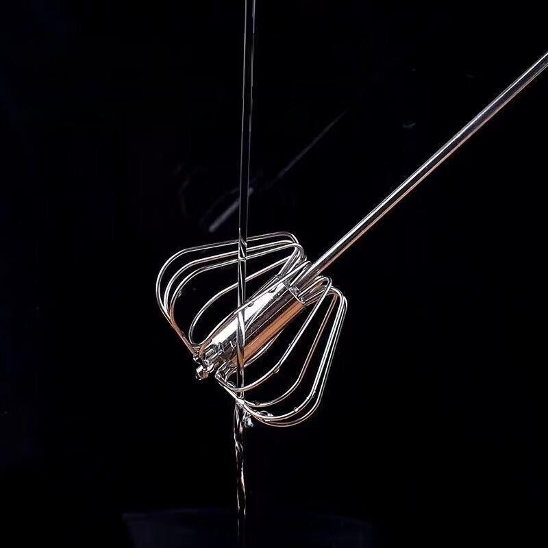 

ZISIZ Stainless Steel Semi-Automatic Whisk