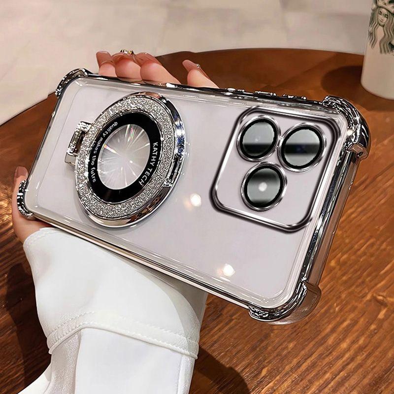 Realme Note 60 Mobile Phone Case Lens All-inclusive Soft Silicone Airbag Anti-drop Mobile Phone Case