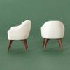 1/12 Dollhouse Mini Armchair Model Living Room Furniture Decoration Dolls House Micro Scene Construction Props
