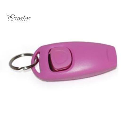 Whistle Clicker 2-in-1 Comfortable To Hold Plastic Dog Training Multipurpose for Home Pet Aid