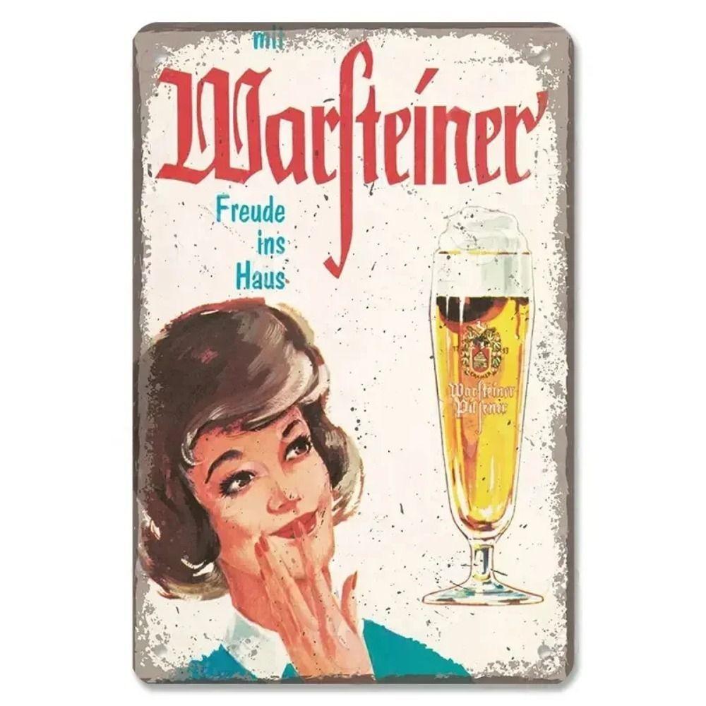 Vintage Beer Brands Metal Tin Sign Bar Tavern Home Decor