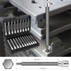 Professional Long Shafts Allen Sockets Kit 20Pieces 3/8" Drive For Metric And British Size 3mm To 12mm 1/8" To 7/16