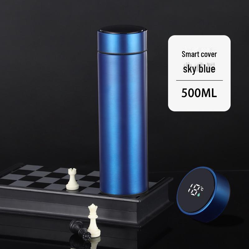 Stainless Steel Thermos Cup for Women with Temperature Display, Large Capacity, Portable, Customizable Logo