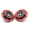 2pcs 12v 115DB Hella Super Loud Compact Electric Blast Tone Car Air Horn Kit For Motorcycle and Car 335HZ/400HZ