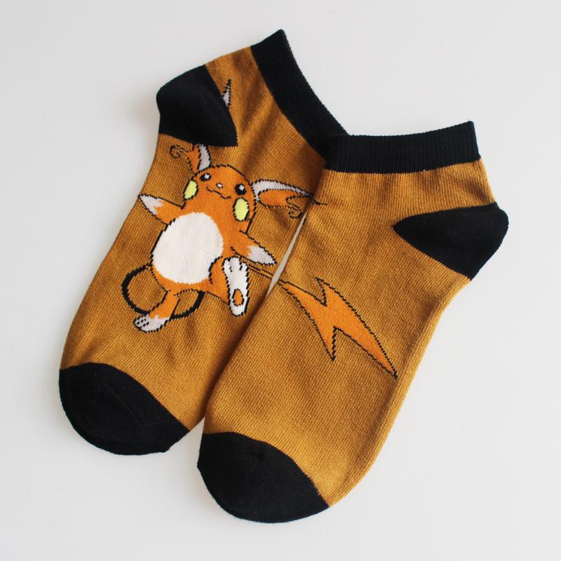 Anime  Pikachu Socks Cosplay Bulbasaur Eevee Cute Figure Doll Unisex Socks