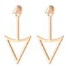Boucles d'oreilles triangle géométrique vintage: Accessoires de mode rétro en alliage pour femmes