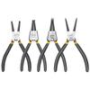 INGCO Snap Ring Set of Tip Diameter Total Length HCCPS01180 Pliers, 4, 1.8mm, 180mm,