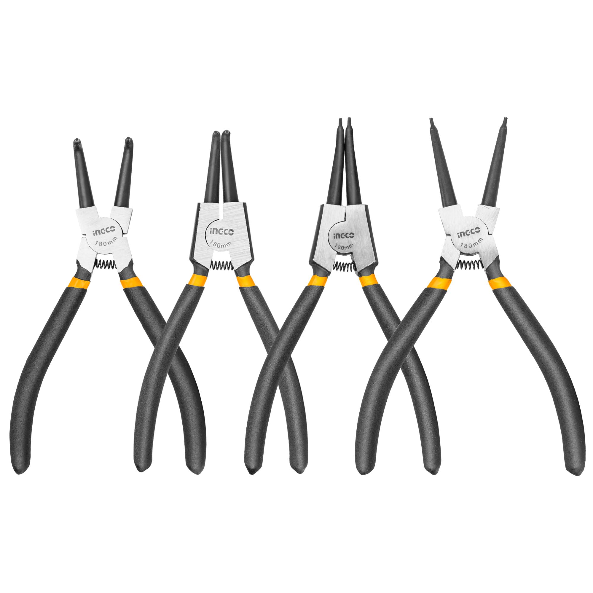 

Набор стопорных колец INGCO Диаметр наконечника Общая длина HCCPS01180 Плоскогубцы, 4, 1,8 мм, 180 мм,