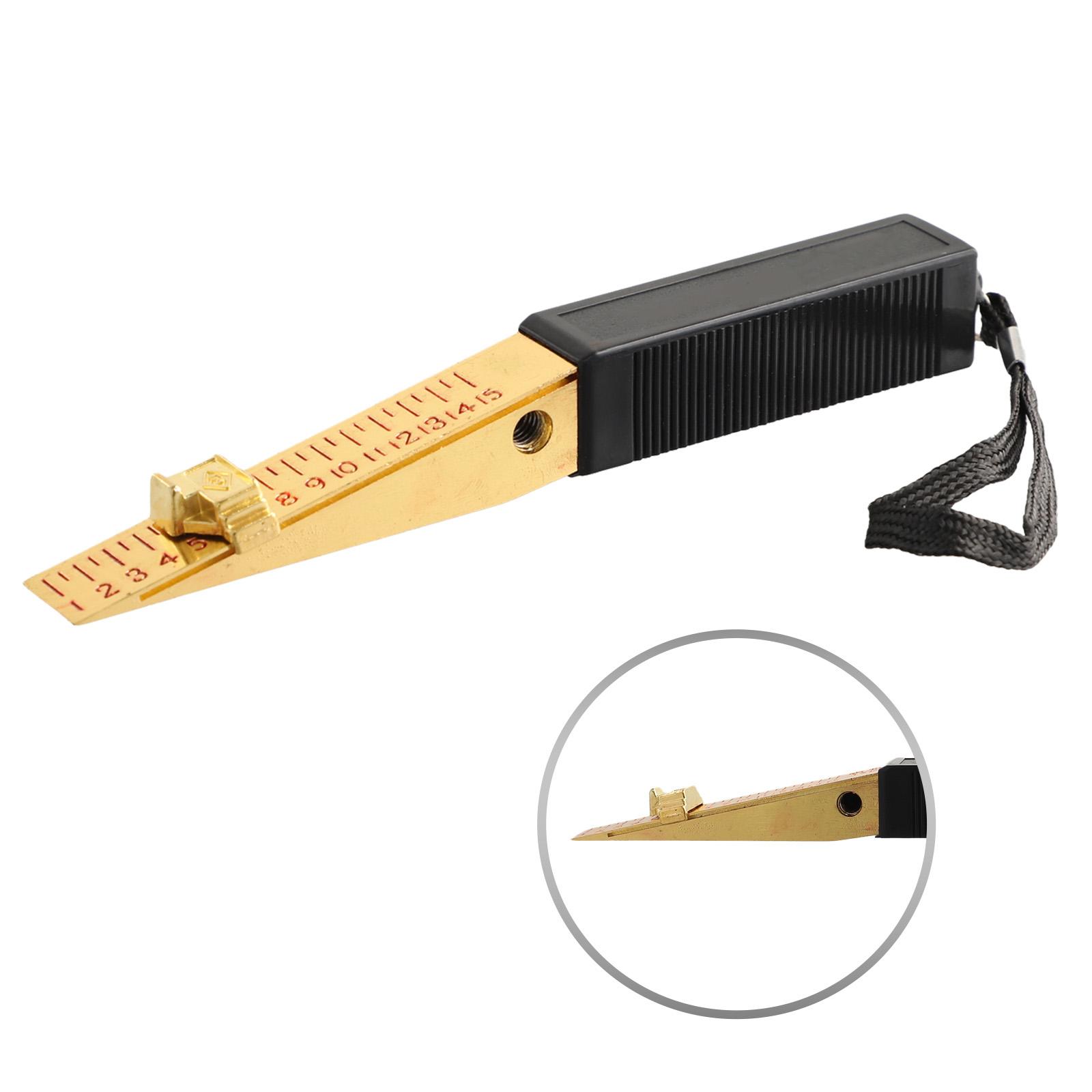 Measure Door Gap with Precision Wedge Feeler Vernier Gauge for Fire Doors, Flatness Deviation, Thickness Measurement China Mainland
