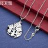 925 Sterling Silver Fashion Jewelry Tree-Shaped Pendant Necklace
