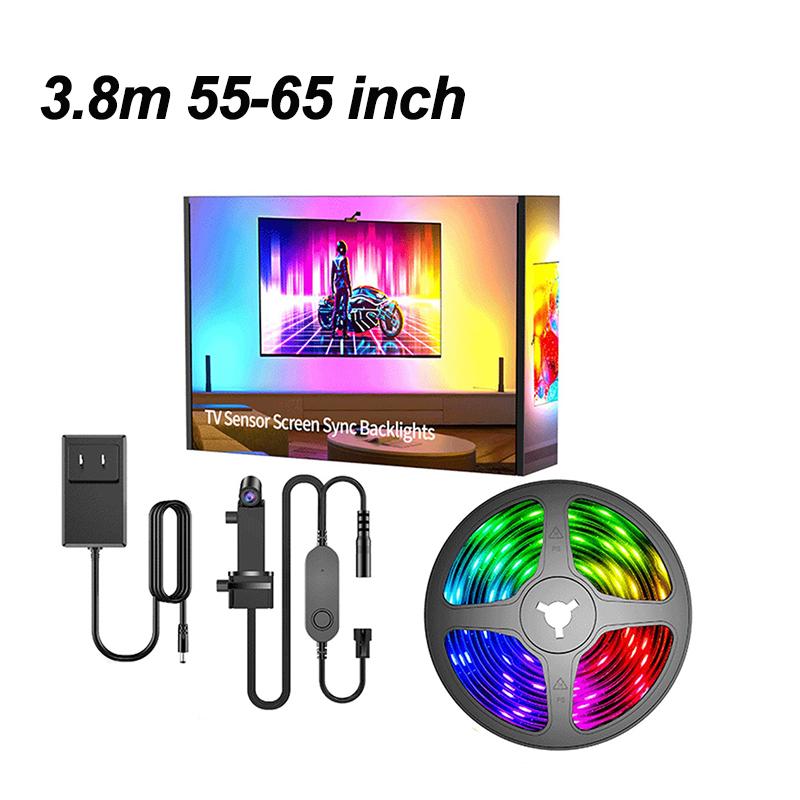 

Граффити-приложение, выбор цвета экрана телевизора, полноцветный светодиодный фон RGB для телевизора, интеллектуальная синхронизация, игровая подсветка US-Plug