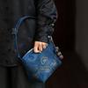 Original Xiangyunsha Shoulder Bag - Song Brocade Retro Lunch Box Purse,  Chinese Style Minimalist Designer Handbag