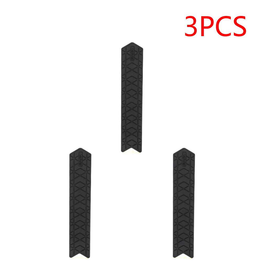 Silicone Bicycle Frame Protection Sticker Bike Down Tube Frame Protector Anti-Scratch Bike Frame Guard for MTB Road Bike