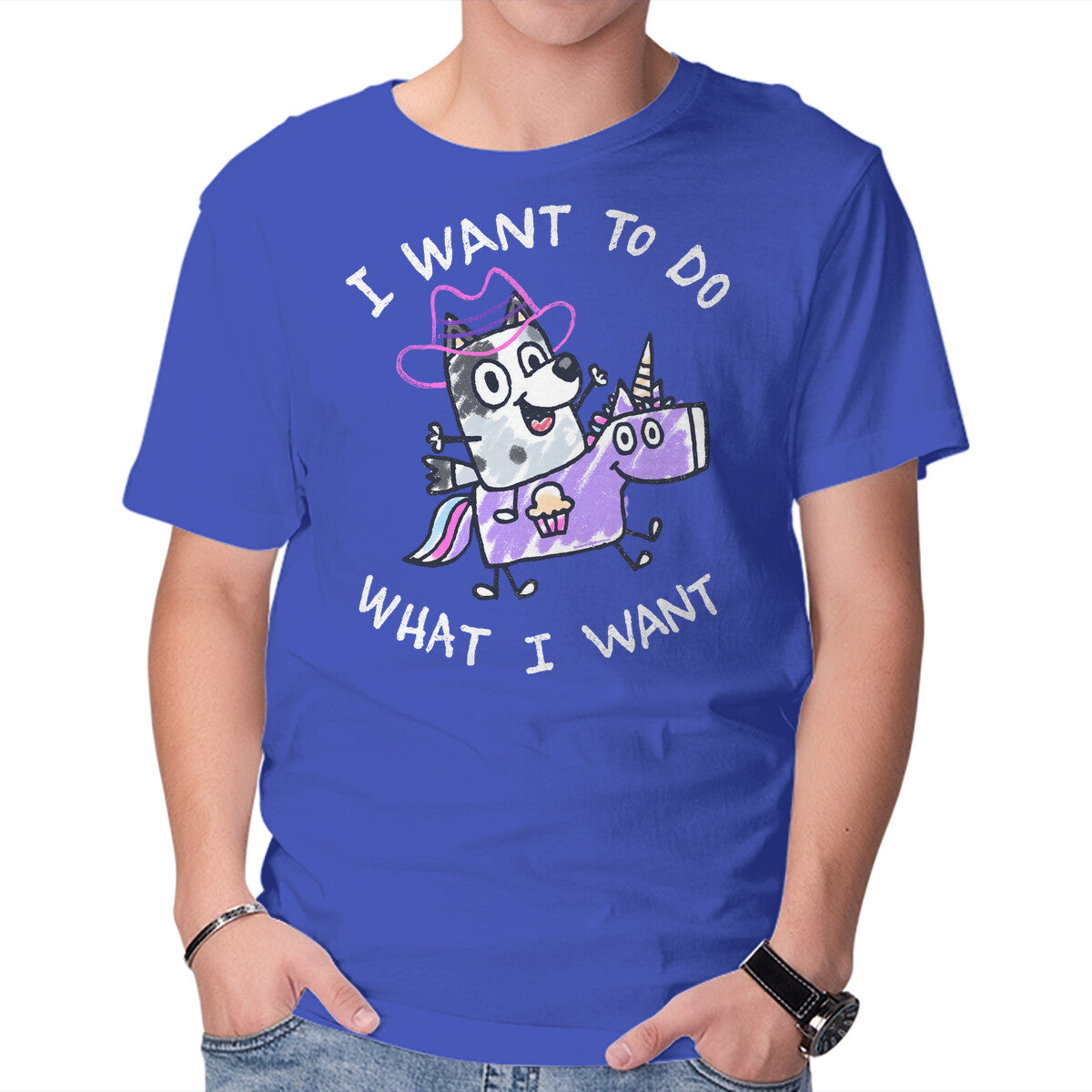 Unisex Crew Neck T-Shirt Hello Chaos Graphic Short Sleeve Casual Tee XS