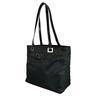PRADA Triangular logo Tote Bag black Women used