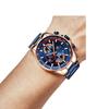 Mini Focus Fashion Steel Belt Speed Measurement Men'S Watch Three-Eye Chronograph Calendar Luminous Waterproof Quartz Watch 0218G