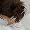 Silver Pin Hairpin Golden Metal Shark Clip Personalized Brooch Shaped Hair Clip  Headwear