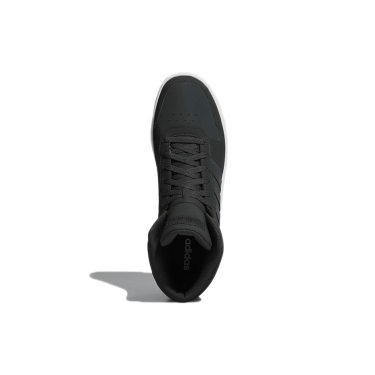 Adidas Neo Hoops 2.0 Mid Durable Non-Slip Basketball Shoes Men Sneakers Carbon-Black EE7380