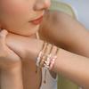 Summer Fashion Sweet and Cute Bracelet, Seaside Bohemian Style Jewelry for Women Daily Wear, Stainless Steel Exquisite Bracelet