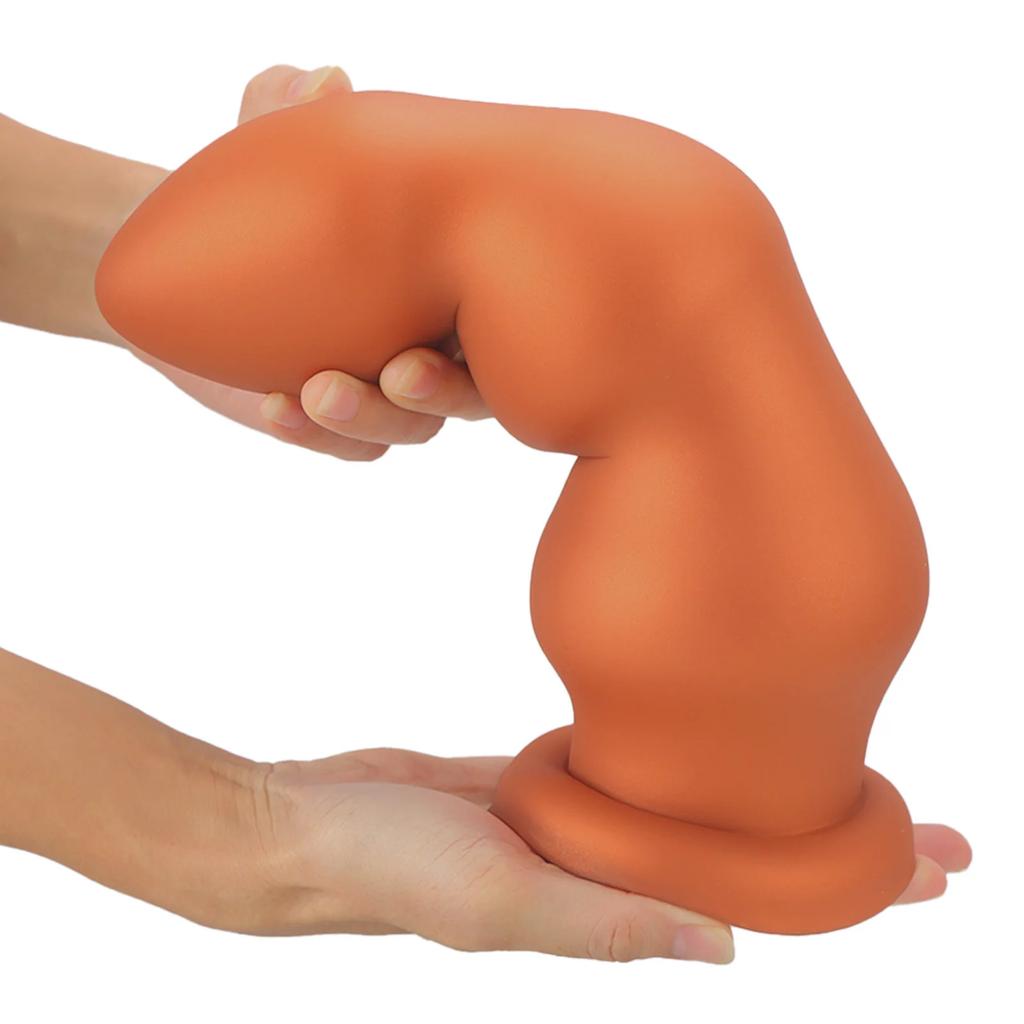 4 Size Big Huge Anal Beads Butt Plug Smooth Soft Silicone Dilatador Anal Dildo Penetration Anal Toys Buttplug