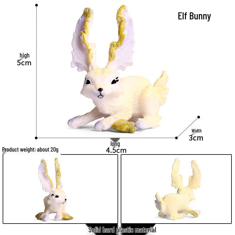 European Mythical Pegasus Unicorn Toy Model: Elf, Mythical Creature, Magic Beast 