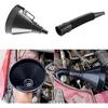 Plastic Large Funnels Wide Mouth With Strainer 2 Pcs Oil Funnel Automotive Flexible With Hose For Cars And Motorcycles Engine Oil Liquid Diesel Keros
