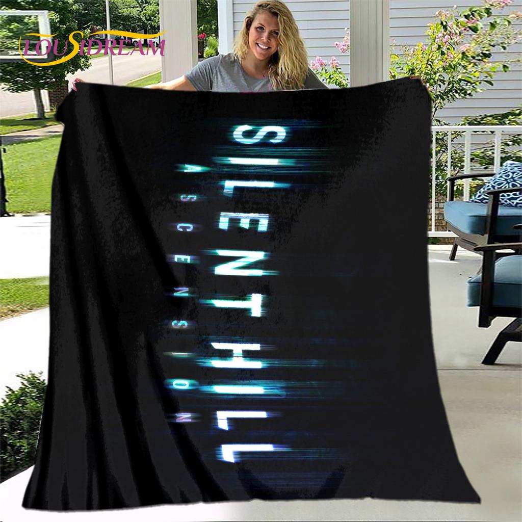 Silent Hill Horror Movie Game Soft Plush Blanket,Flannel Blanket Throw Blanket for Living Room Bedroom Bed Sofa Picnic Cover Kid
