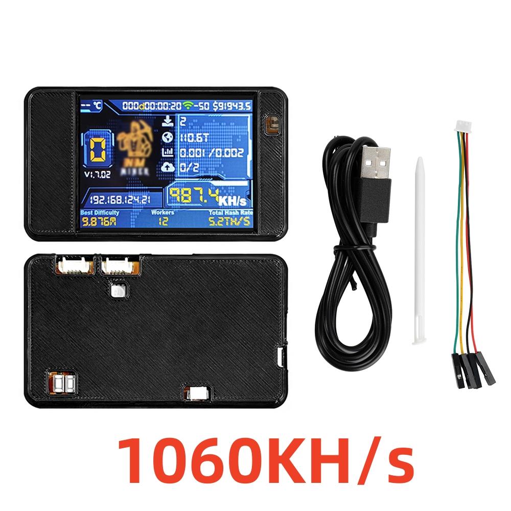 NMMiner NerdMiner CYD Hashrate 1060KH/s Lucky Miner ESP32-2432S028 2.8inch Cheap Yello Display Crypto Solo Lottery Bitcoin DROOM