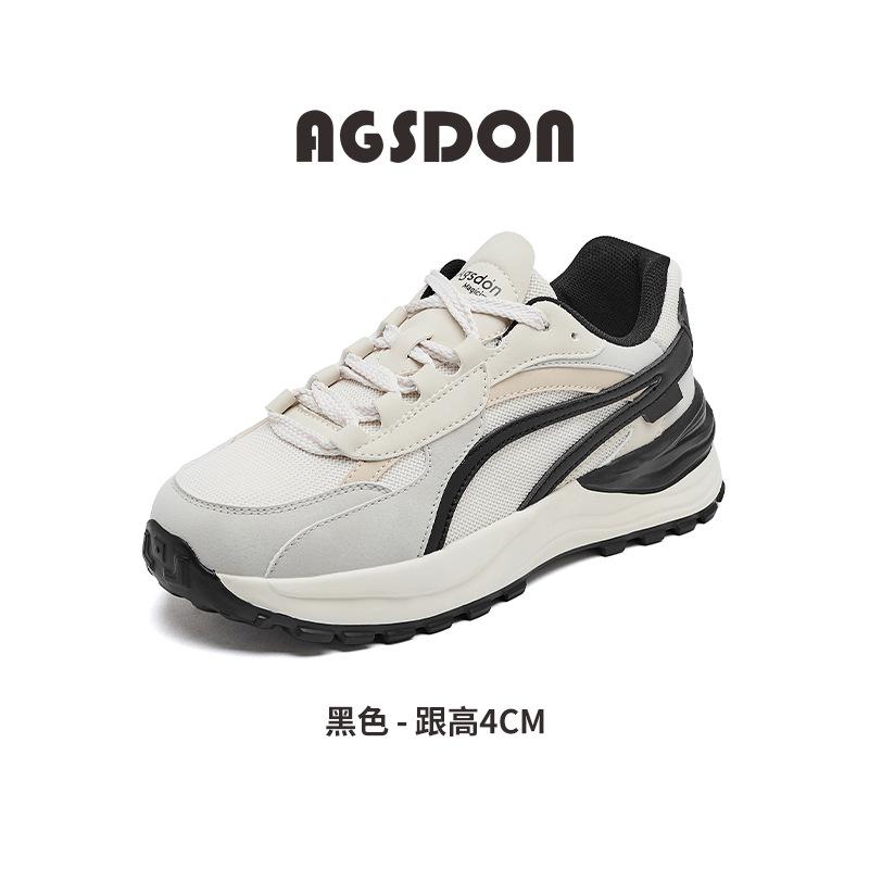 Augustine platform dad shoes 2025 new autumn and winter retro German training shoes small casual sports Forrest Gump shoes