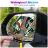 Fonken 2Pcs/set Rainproof Car Accessories Car Mirror Window Clear Film Membrane Anti Fog Anti-glare Waterproof Sticker Driving Safety