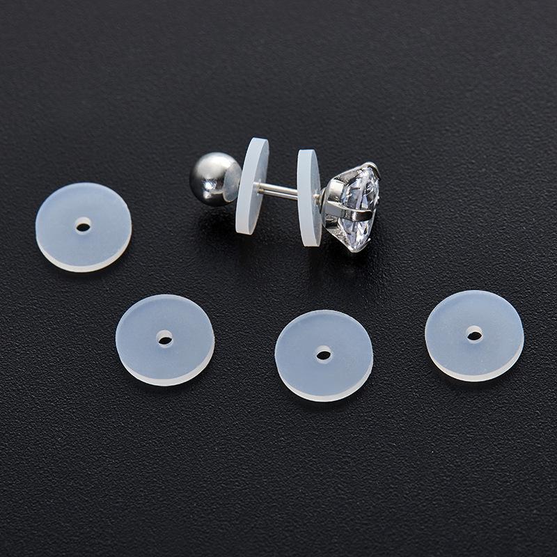 Промыватель для ушей из прозрачного силикона для пупка, языка и сережек - Против врастания и гипертрофии