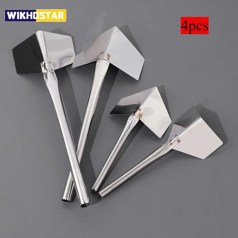 

Шпатель из нержавеющей стали, скребки для гипсокартона, строительные инструменты, экстрактор Инь Ян, ручной инструмент, 4pcs